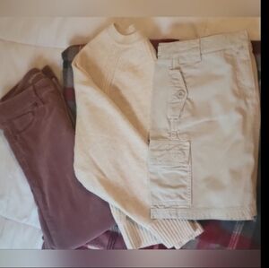 J. Crew Skirt/ Universal Threads Sweater&Corduroy Jeans Bundle Size Womens 6/XS